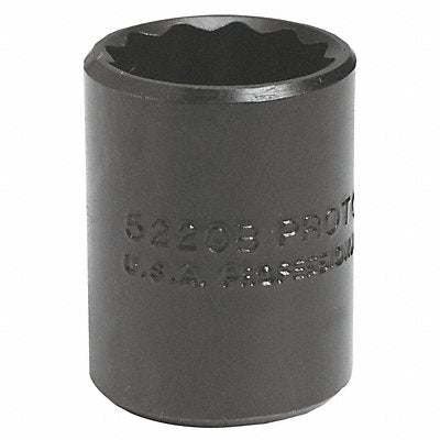 PROTO J5214B Socket Steel Black Oxide 7/16 in