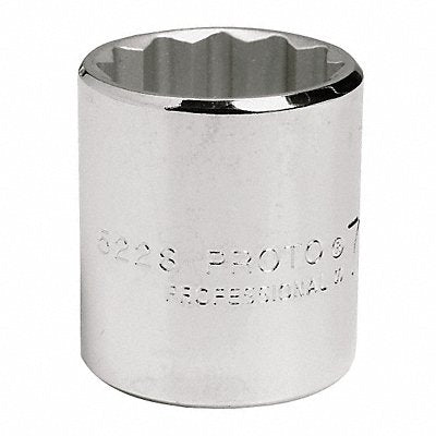 PROTO J5219 Socket Steel Chrome 19/32 in