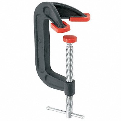 BESSEY DHCC4 Dbl Anvil C-Clamp 4 Iron Light 1200 lb.
