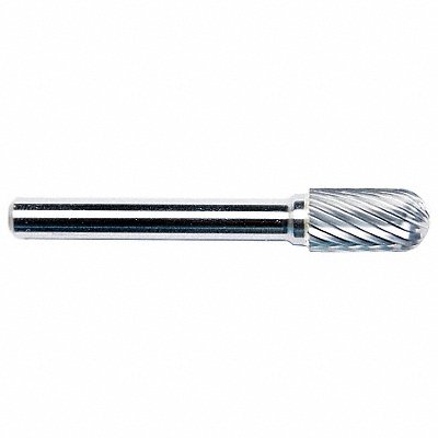 GRAINGER 19D681 Cylinder Burr SC Radius 7/16 Carbide