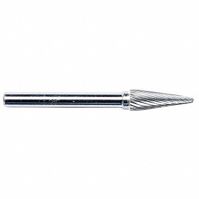 GRAINGER 19D747 Cone Burr Pointed End 5/8 Carbide
