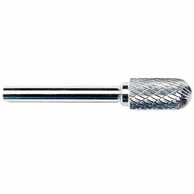 GRAINGER 19D829 Cylinder Burr SC Radius 5/8 Carbide