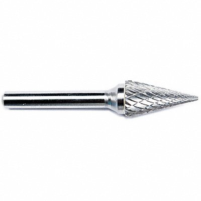 GRAINGER 19D920 Cone Burr Radius End 3/8  Carbide