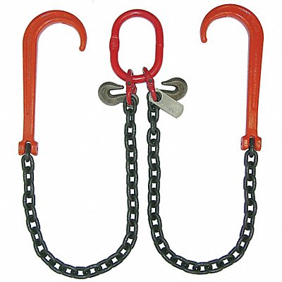 B/A PRODUCTS CO. G81186 Chain Sling J Hook Style 6 Chain