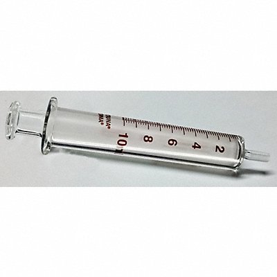 FORTUNA 710237 Reusable Glass Syringe 10 mL Luer Slip