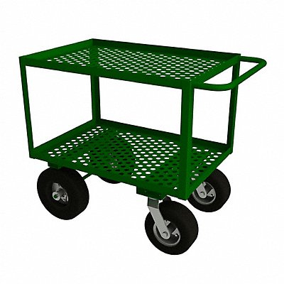 GRAINGER GC243621012PN83T Metal Utility Cart 1 200 lb Steel
