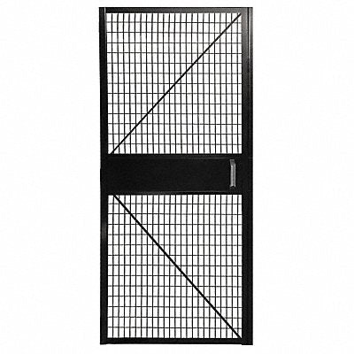 SAF-T-FENCE CHS046082BSL1 Wire Mchn Grd Door 84 inx48 in Blk