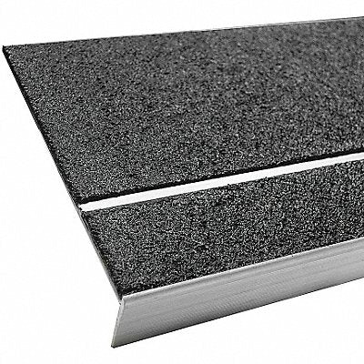 BOLD STEP 407NT20060110 Stair Tread Cover Black 60  Alum