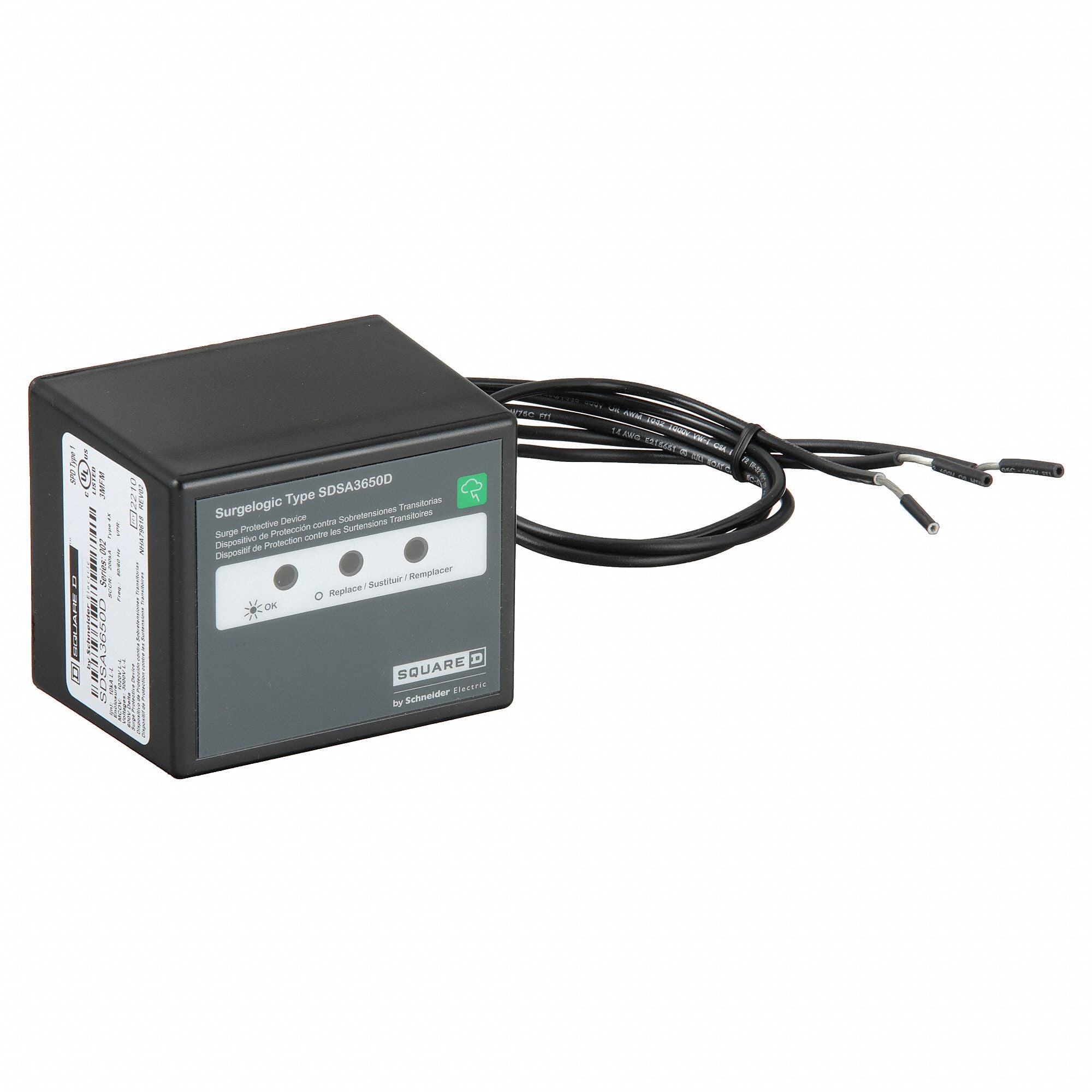 SQUARE D SDSA3650D Surge Protection Device 600VAC delta 3Ph