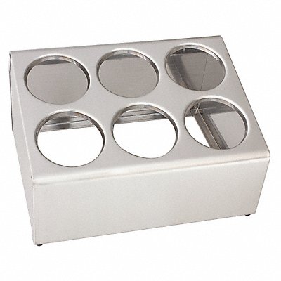 CRESTWARE CFD6 Flatware Dispenser 8 x 15 in Silver