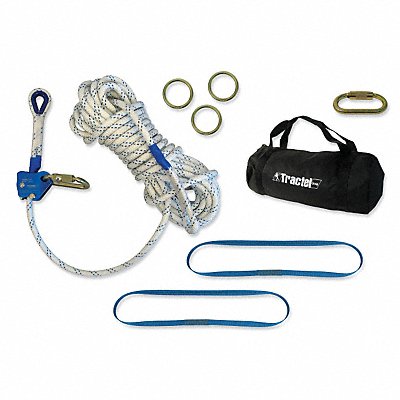 TRACTEL H66500 Horizontalontal Lifeline Temporary 60 ft L