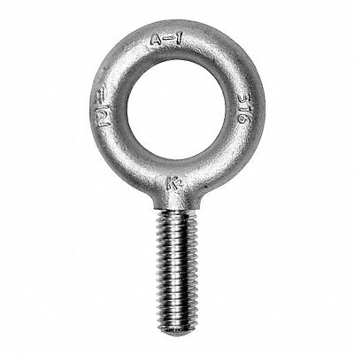 KEN FORGING K2003316SS Machinery Eye Bolt Shank D 3/8 in