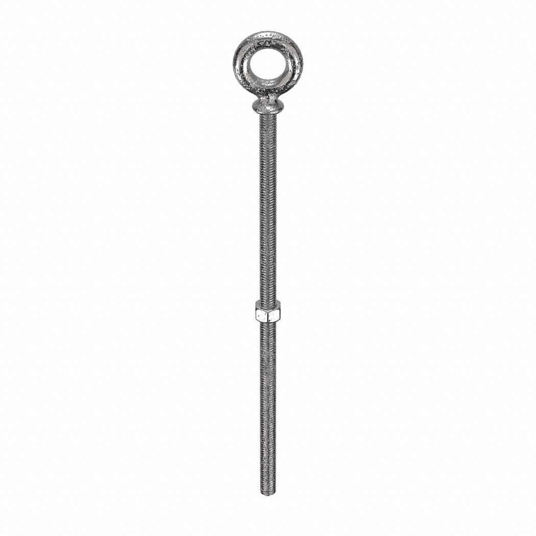 KEN FORGING N2023316SS6 Machinery Eye Bolt Shank D 3/8 in