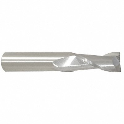 GRAINGER 204001060 Square End Mill Single End Carbide 1/8
