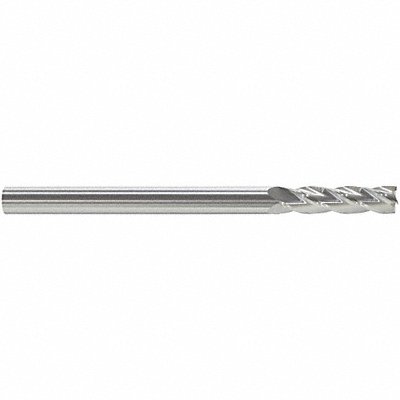 GRAINGER 218001025 Square End Mill Single End Carbide 1/4