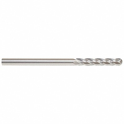 GRAINGER 226001001 Ball End Mill Single End 1/8 Carbide
