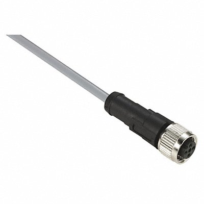 TELEMECANIQUE SENSORS XZCPV1164L5 Cordset 16.4 ft Grey 250VAC/300VDC