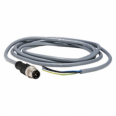 TELEMECANIQUE SENSORS XZCPV1564L2 Cordset 6.56 ft Grey 250VAC/300VDC
