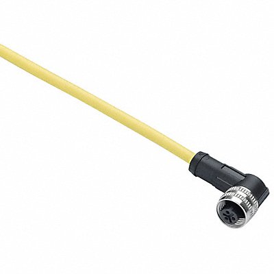 TELEMECANIQUE SENSORS XZCPV1865L5 Cordset 16.4 ft Yellow 250VAC/300VDC