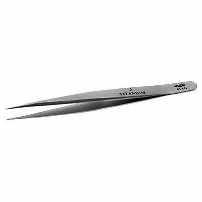 AVEN 18053TT Tweezers Titanium Straight 4 7/8 L