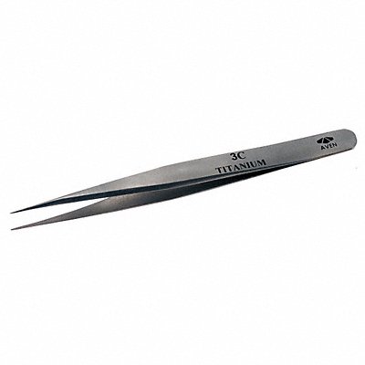 AVEN 18056TT Tweezers Titanium Straight 4 1/4 L