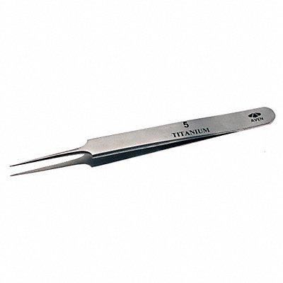 AVEN 18062TT Tweezers Titanium Relieved 4 1/4 L