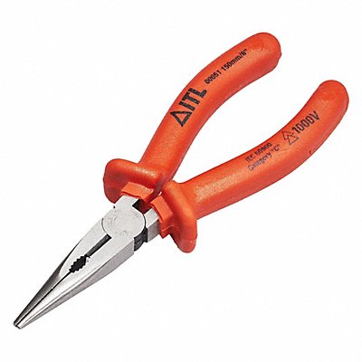 ITL 51 Needle Nose Plier 6-1/4 L Serrated