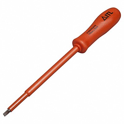 ITL 1890 Insulatd Screwdrivr Slotted 3/16 x5 Rnd