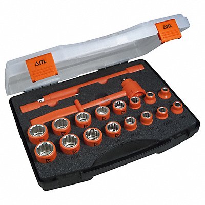ITL 3095 Socket Wrench St Insulated 12Pt 3/8 - 1 in