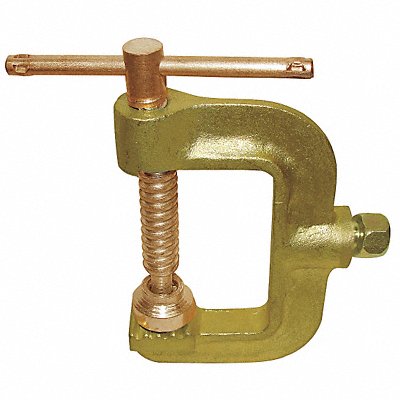 GRAINGER 19N770 Ground Clamp 1 to 2/0 AWG Brass