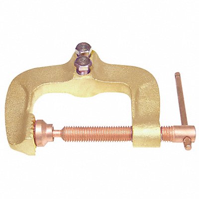 GRAINGER 19N772 Ground Clamp 1/0 to 3/0 AWG Brass