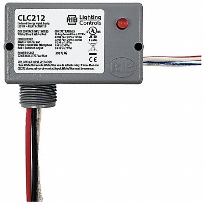 RIB CLC212 Pre-Wired Relay 277VAC SPST-NO 10A