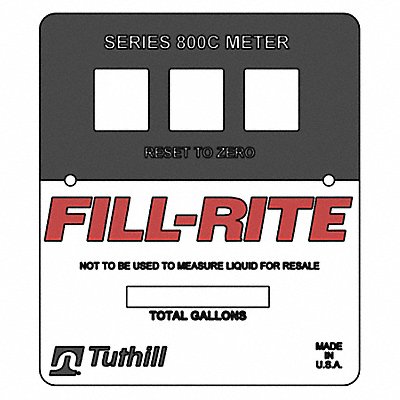FILL-RITE KIT800FPP Faceplate Kit