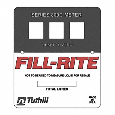 FILL-RITE KIT800LFPP Faceplate Kit