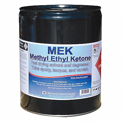 RAE S41CN MEK Paint Thinner Reducer Solvent 5 gal
