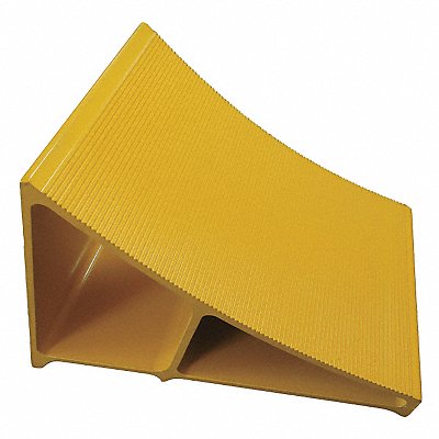 GRAINGER 19P542 Wheel Chock.Alum W 7 In H 8 In
