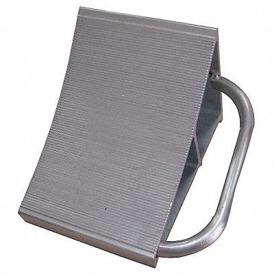 GRAINGER 19P543 Wheel Chock Alum W 7 In H 8 In