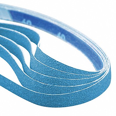 NORTON 66623373748 Sanding Belt 18 in L 1/4 in W 80 G PK5