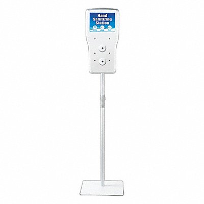 BEST SANITIZERS INC. KTS1010 Hand Sanitizer Floor Stand 1250mL White