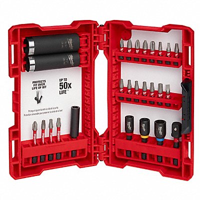 MILWAUKEE 48324408 Screwdriver Bit Set 26 Pieces 1/4 Shank