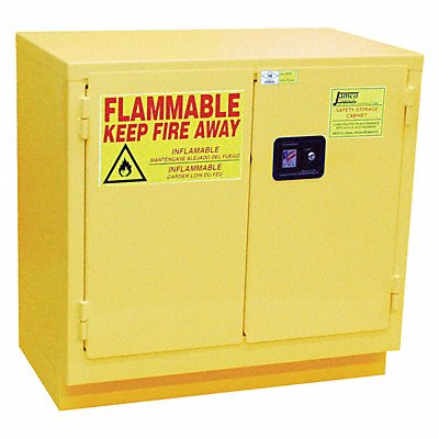 JAMCO BK30YP Flammable Safety Cabinet 30 gal Yellow
