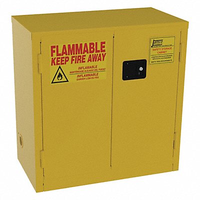 JAMCO BM22YP Flammable Safety Cabinet 22 gal Yellow