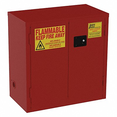 JAMCO BP30RP Paints and Inks Cabinet 30 gal Red