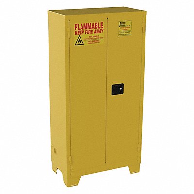 JAMCO FM44YP Flammable Safety Cabinet 44 gal Yellow