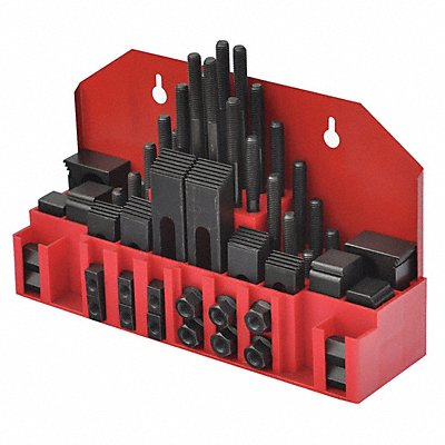 WESTWARD 19T326 Clamping Kit Machinist 52pc