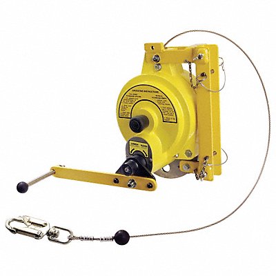 GEMTOR RS3100S Retrieval Winch 100 ft 310 lb Yellow