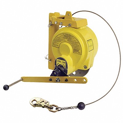 GEMTOR MRW100 Man Rated Winch 100 ft 310 lb Yellow