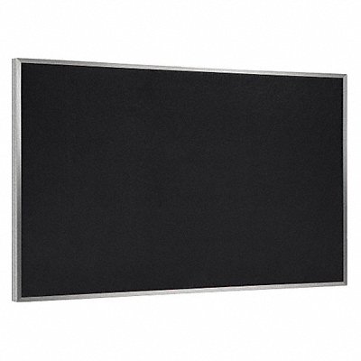 GHENT ATR46BK Bulletin Board Rubber 48H x 72W In
