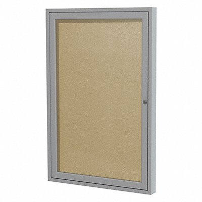 GHENT PA13636VX181 Enclosed Bulletin Board Tack 36x36 In.