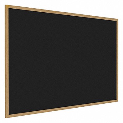 GHENT WTR48BK Bulletin Board Recycled Rubber Blk Indoors